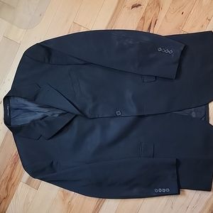 Black Italian wool blazer/tux 42r